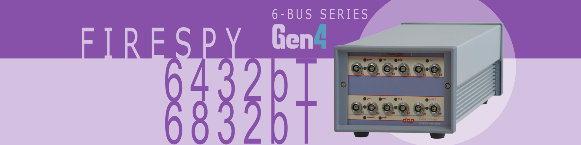 1394 and AS5643 Bus Analyzer - FireSpy6432b(T)/6832b(T)